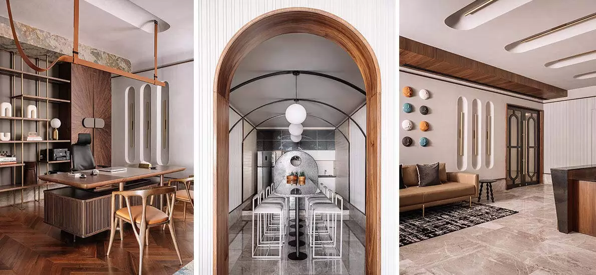 Spiritually Serene, Trinity…The Power of Three is Rooted in this Workspace | Goodhomes.co.in