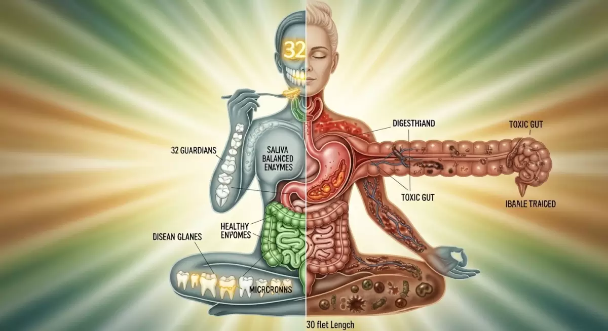 पेट के पास दांत नहीं होते: चबाने का भूला हुआ विज्ञान